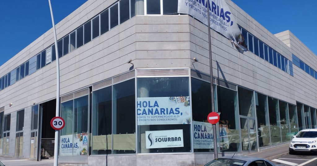 Estructura ALDI Los Majuelos en Tenerife