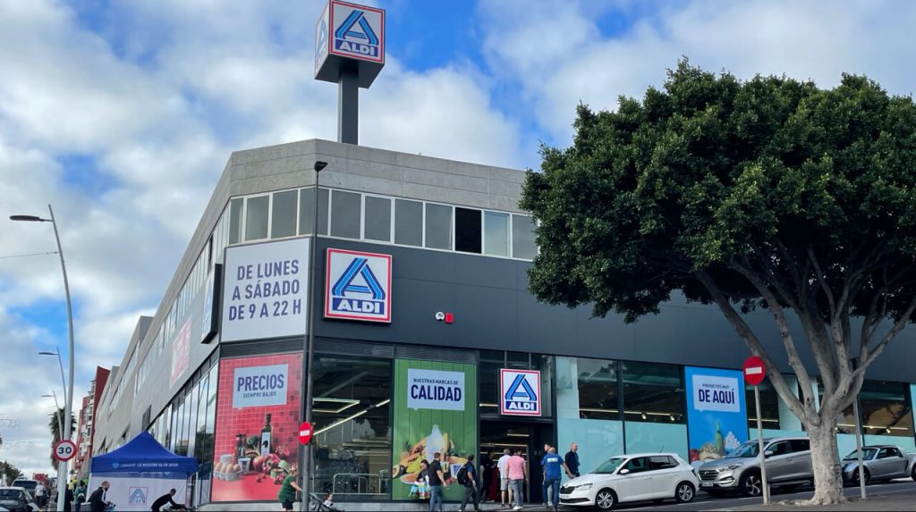 Obra civil ALDI Los Majuelos en Tenerife