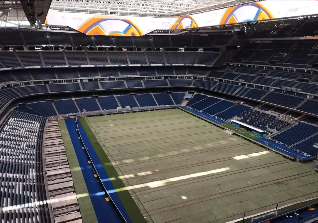 Estadio Santiago Bernabéu en Madrid